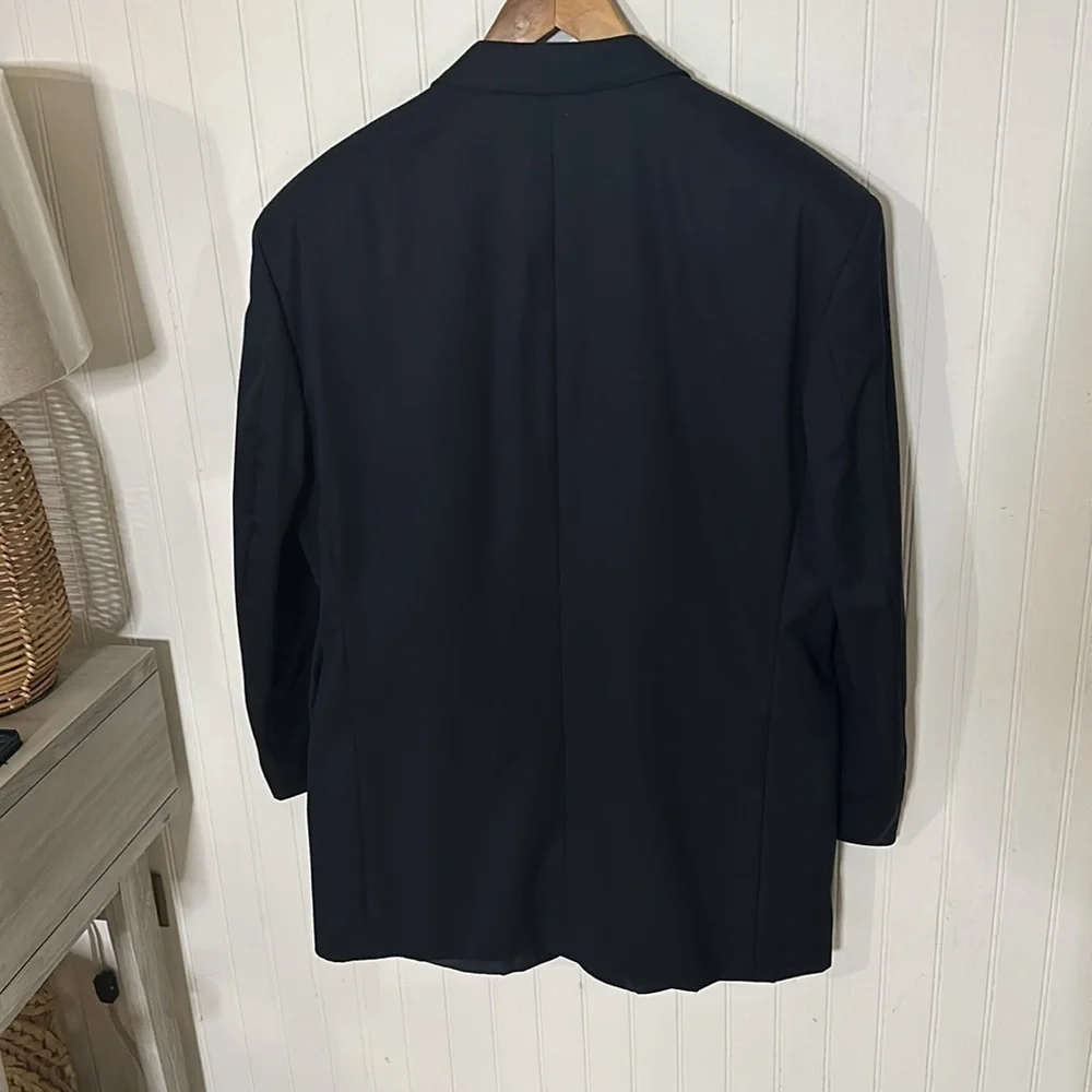 Jones New York Navy Blue Blazer Jacket Like New sz 42R